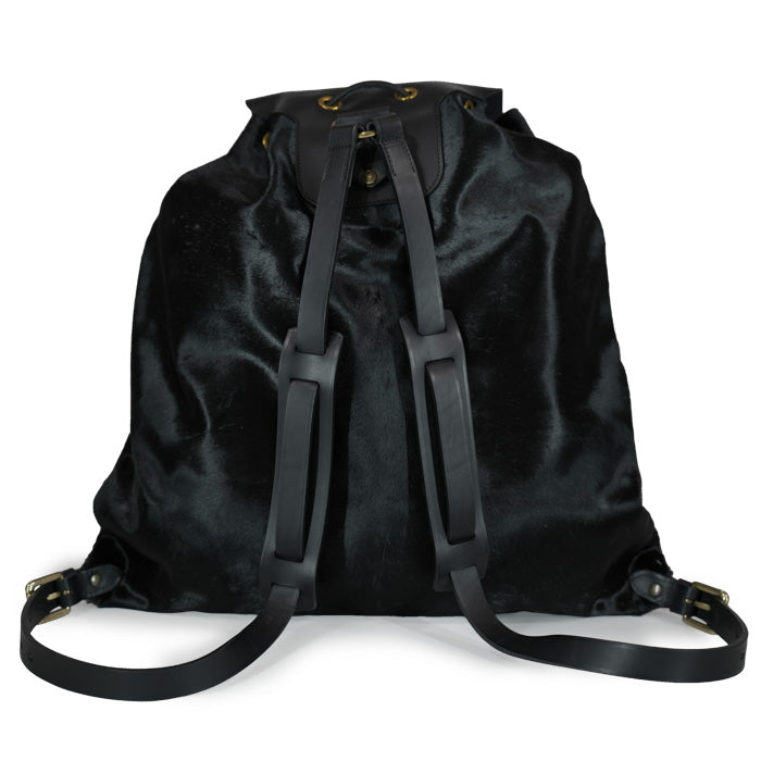 Blaze Felisi zaino in pelle di vitello cavallino nero 25/42