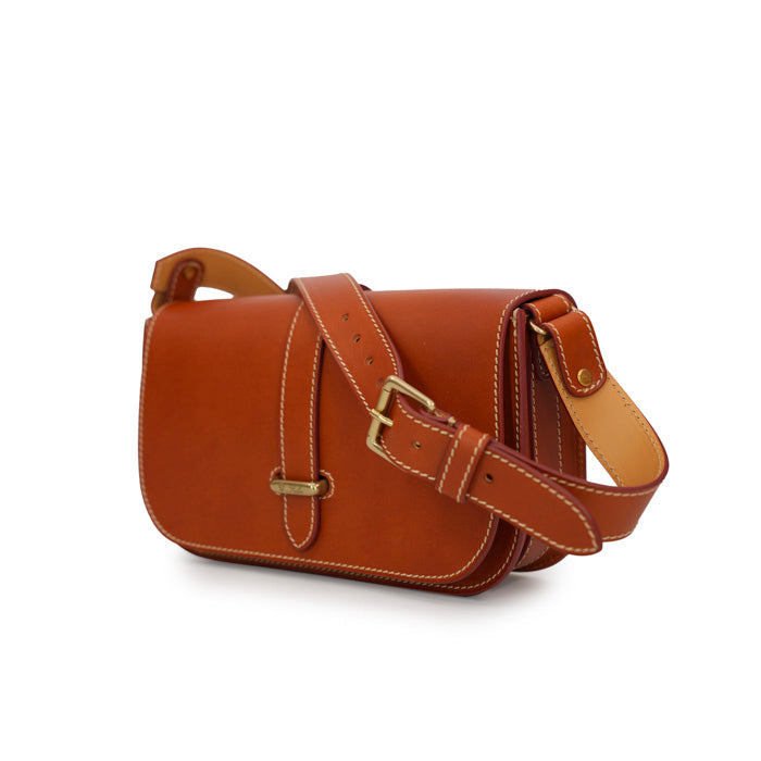 Beth-di-Felisi-borsa-a-tracolla-donna-realizzata-in-pelle-di-vacchetta-colore-chiaro-e-cuciture-a-contrasto