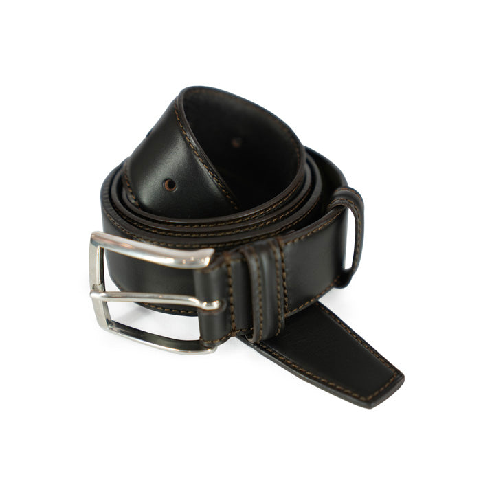 FOMAX® Men's Leather Belt Made Of Cowhide Leather, Handmade In Germany, For Men Jeans Suit, 38 Mm Wide, Length Can Be Shortened, Real Leather Black, Black - Foto 3