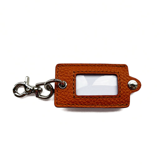 Hook by Felisi key ring in soft burnt calfskin