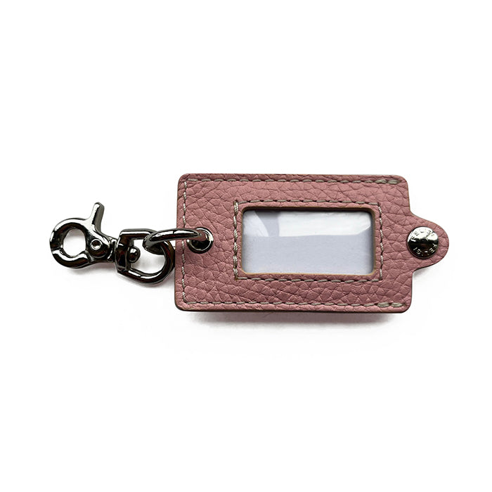 Hook di Felisi portachiavi in morbida pelle di vitello colore rosa