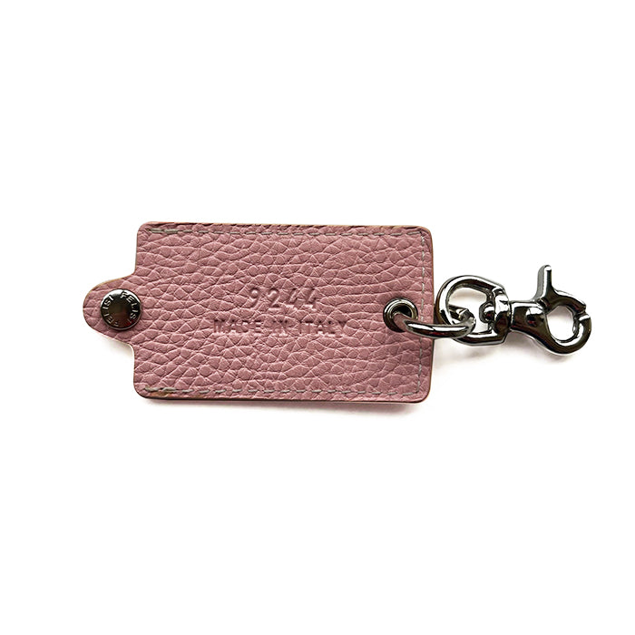 Hook di Felisi portachiavi in morbida pelle di vitello colore rosa