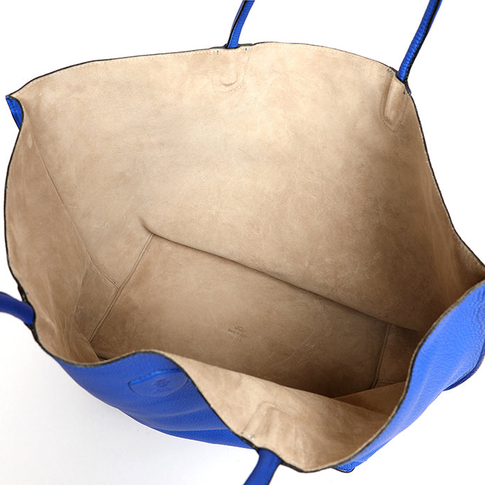 Peggy-Felisi-borsa-donna-tote-maxi-reversibile-pelle-di-vitello-bluette-e-interno-in-pelle-scamosciata-beige