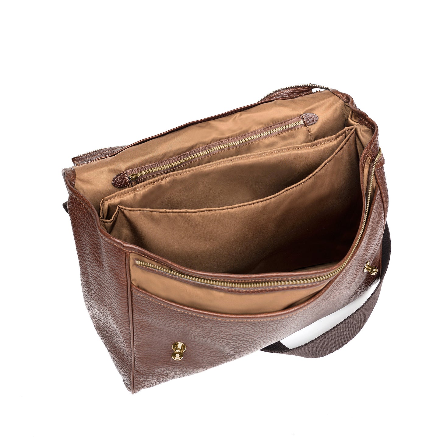 Sir-borsa-a-mano-e-tracolla-uomo-in-pelle-stampa-grana-grossa-marrone-medio-interno-imbottito-nylon