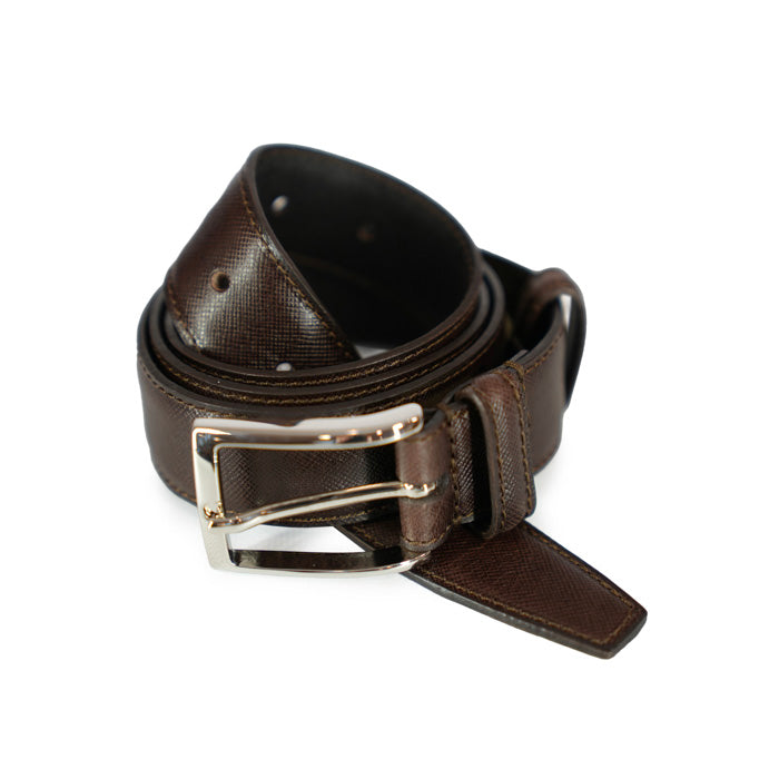 Wing-cintura-uomo-Felisi-realizzata-in-pelle-stampa-saffiano-colore-moro