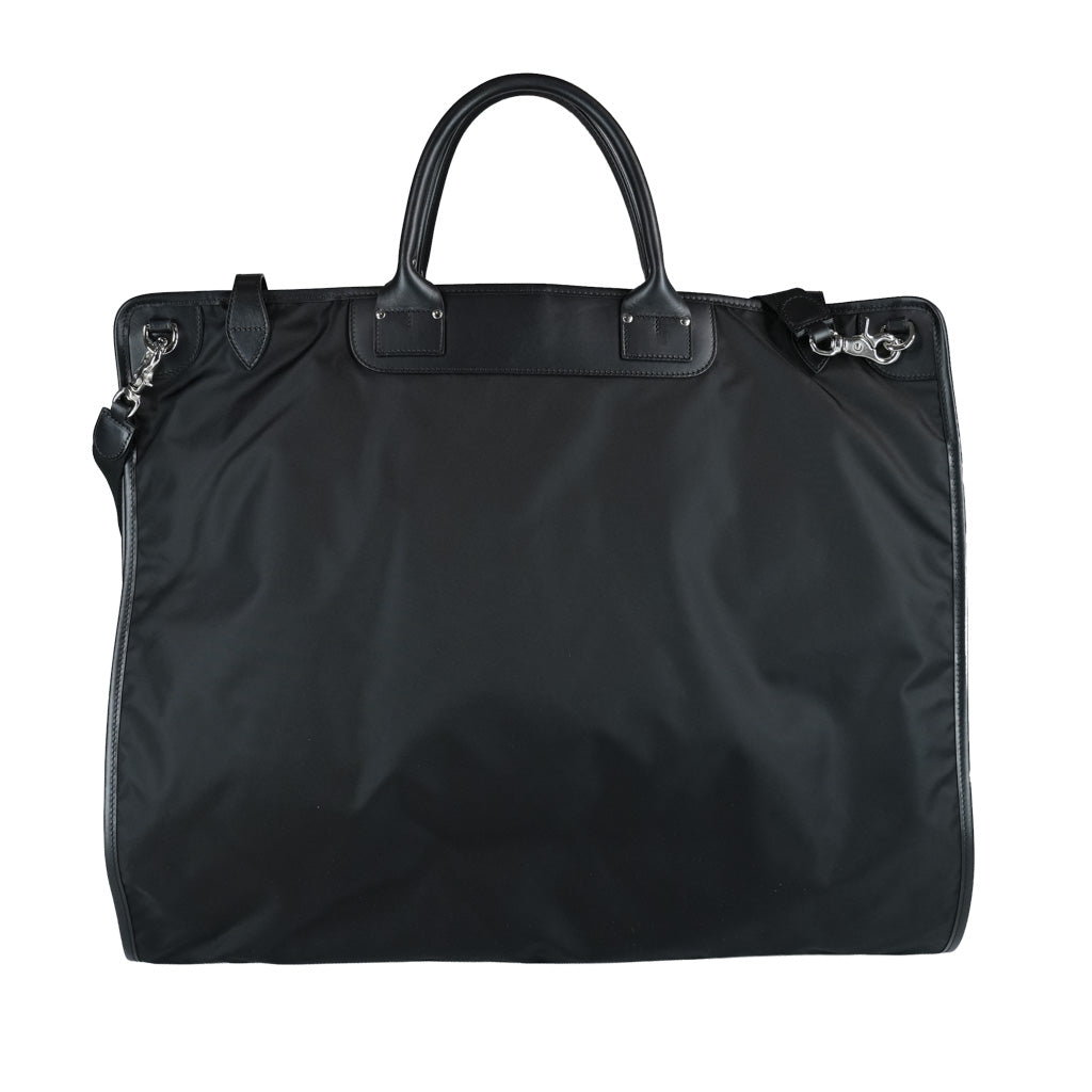 Ginger Felisi garment bag in black technical nylon with black