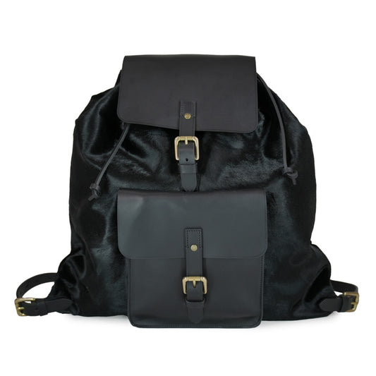 Blaze Felisi zaino in pelle di vitello cavallino nero 25/42 