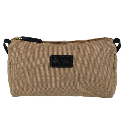 Bert Felisi beauty case in canvas di cotone 