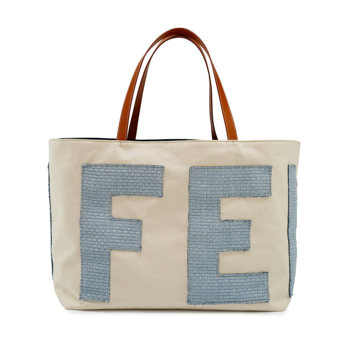Anniversario-maxi-toto-bag-Felisi-in-canvas-di-cotone-colore-greggio-con-applicazioni-in-rafia-azzurro-e-pelle-di-vacchetta-chiaro