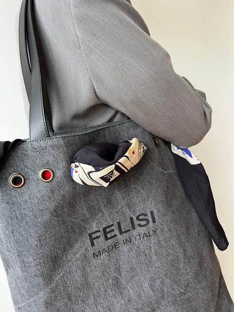 Tokyo Felisi denim grigio 