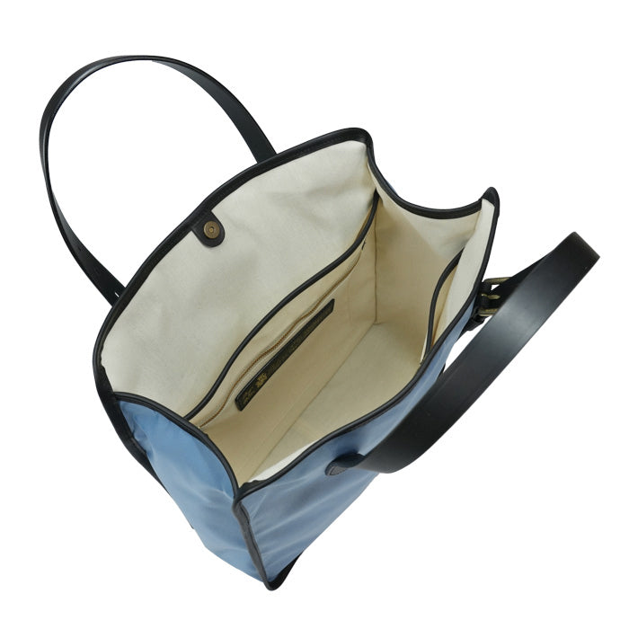 Kurt-di-Felisi-borsa-uomo-a-mano-e-spalla-realizzata-in-nylon-tecnico-colore-glicine-con-finiture-in-pelle-di-spalle-di-toro-colore-nero