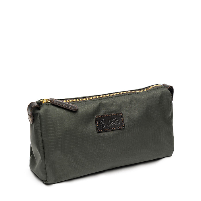 Bert-Felisi-beauty-in-nylon-tecnico-ripstop-resistente-verde-militare-e-vacchetta-moro