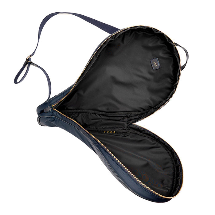 Hood-Felisi-porta-racchetta-da-padel-in-nylon-tecnico-ripstop-resistente--blu-e-interno-in-nylon-nero